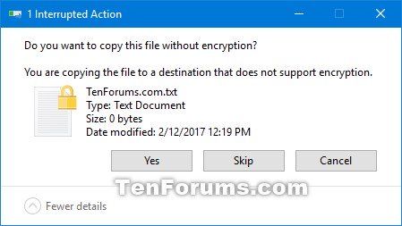 Encrypt a folder windows 10